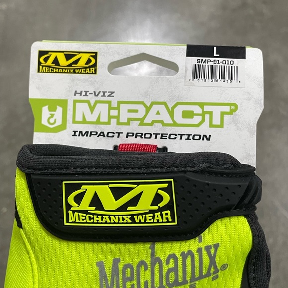 Mechanix Wear Safety M-Pact/Impact Protection Hi-Viz Work Gloves Size Large Mens - Picture 2 of 3